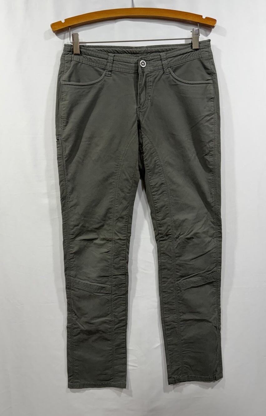 Kuhl Pants Womens 4 Reg Green Lightweight Khaki Gorpcore Hiking Nice!